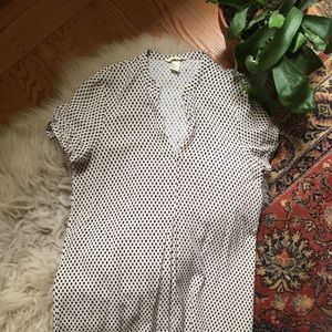 Polka dotted pattern shift dress ✨